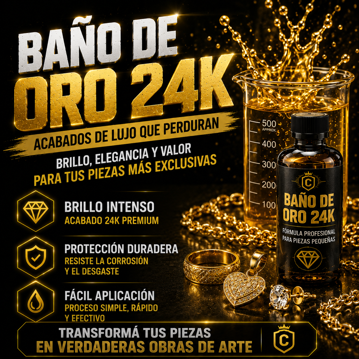 Baño de Oro 24K